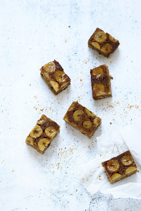 Gateau renverse banane caramélisee. Un banana bread plus gourmand