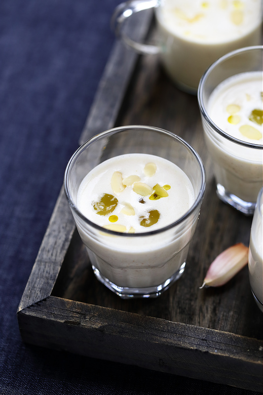 ajo blanco gaspacho amandes