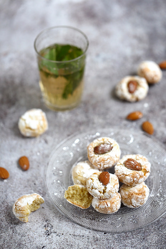 Ghoriba aux amandes, biscuits rapides et faciles