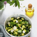 salade tiede courgettes