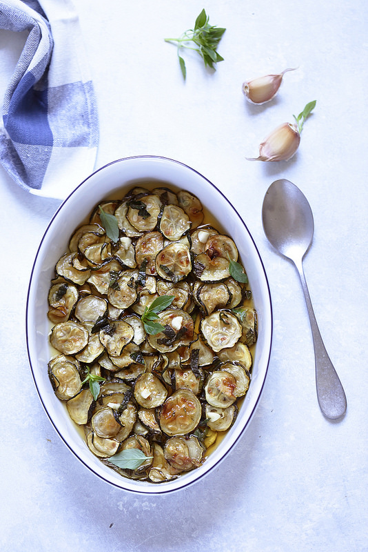 courgettes au vinaigre scapece