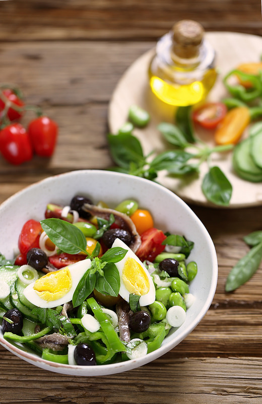 Salade niçoise vraie