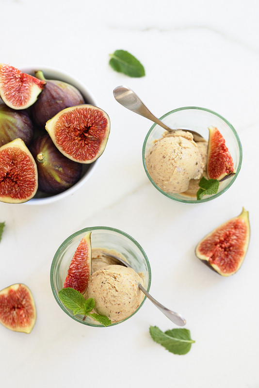 Glace figues sans oeufs