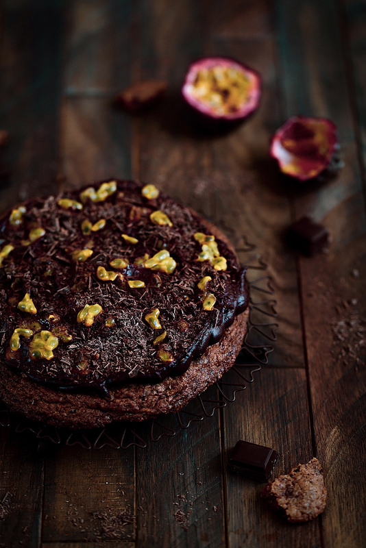 Tarte au chocolat sur base de cookie géant facile gourmande