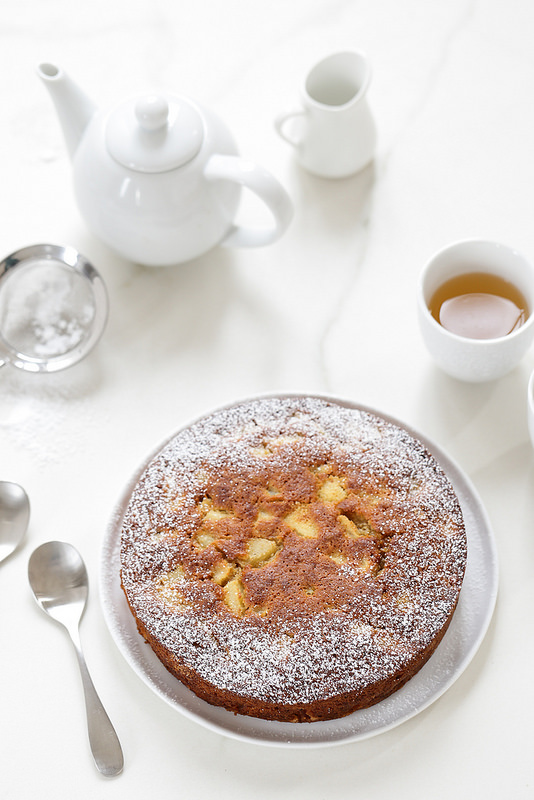 Gâteau aux poires type quatre quarts