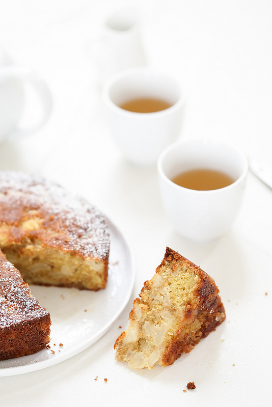 Gâteau moelleux poires recette facile