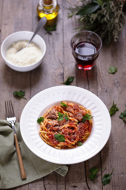 Pâtes à l'agneau recette italienne