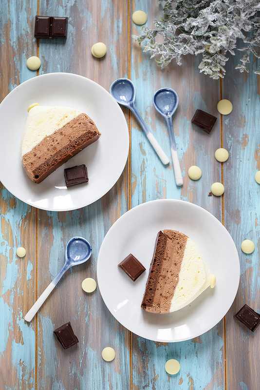 Entremets facile aux trois chocolats (sans gluten)