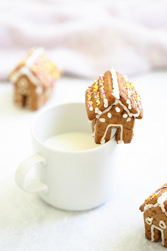 Mini maisons en pain d'épices recette facile sans gabarit juste une règle