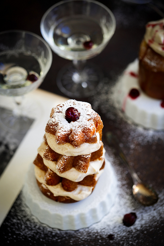 Brioche pandoro garnie mousse de marrons recette de dernière minute