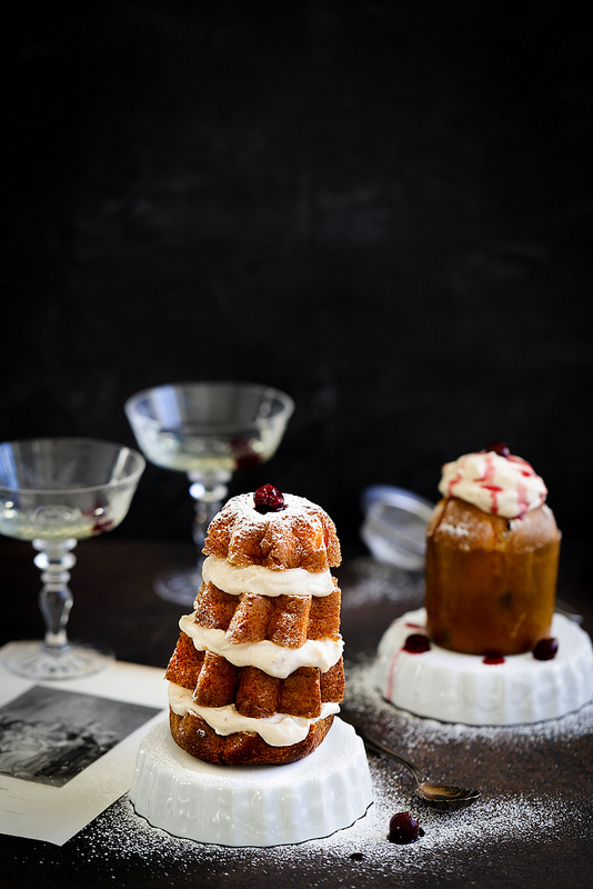 Pandoro garni de mousse de marrons une recette rapide des fêtes