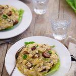 risotto chou saucisse recette italienne