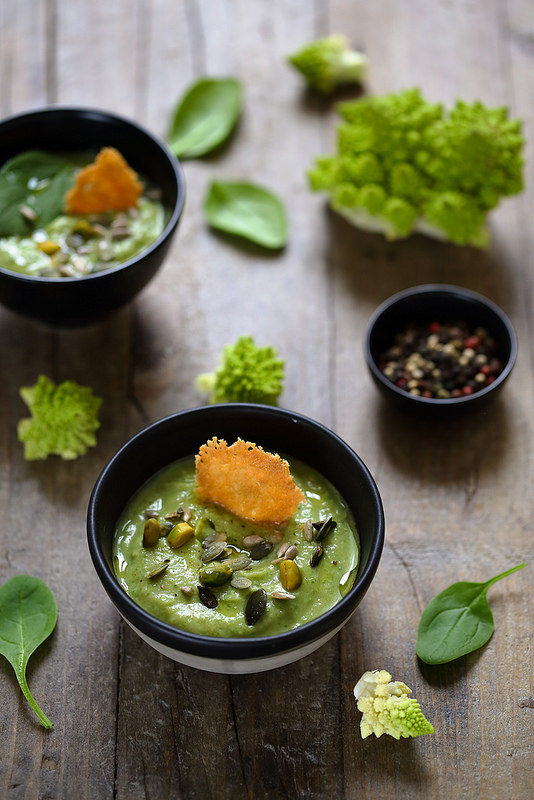 Soupe légère chou romanesco