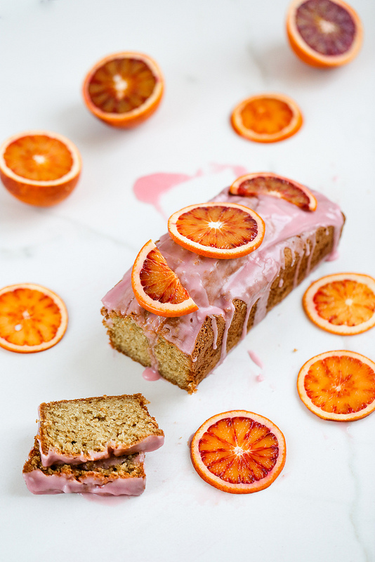 Cake fondant à l'orange (sanguine) recette facile
