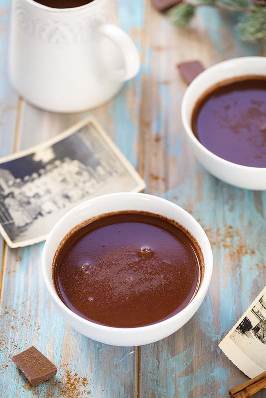 Chocolat chaud à l'eau sans laitages