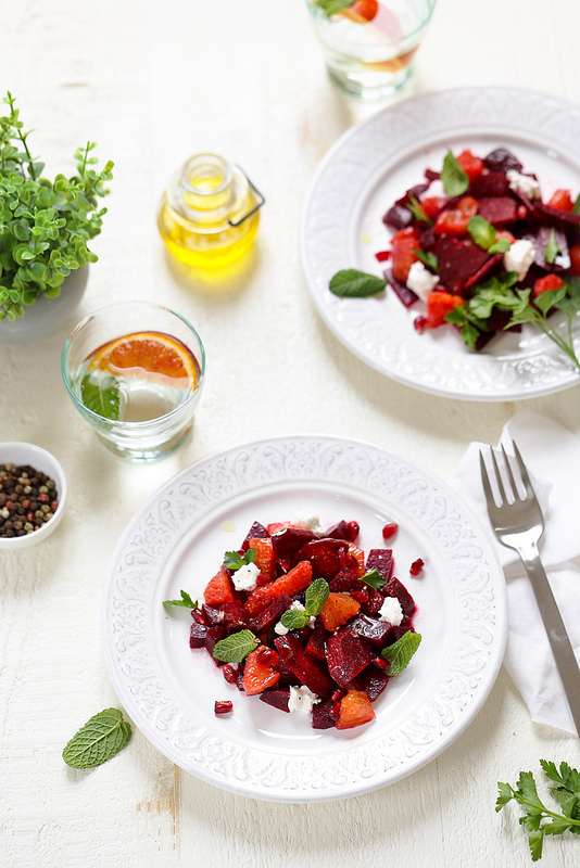 Salade betterave orange recette légère