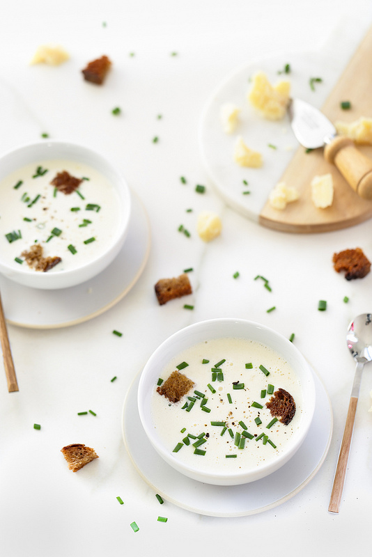 Soupe au parmesan inspirée de Stéphane Jego recette facile