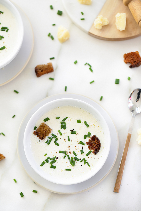 Soupe au parmesan recette