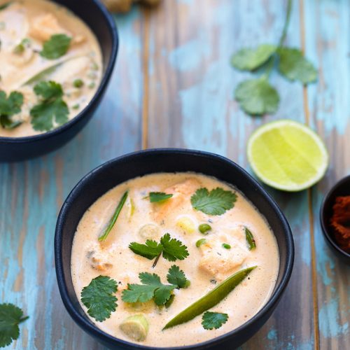 Curry thaï rouge saumon recette facile rapide