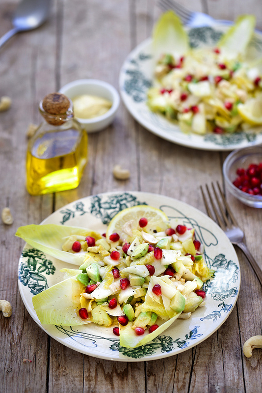 Salade endives avocat recette légère et facile