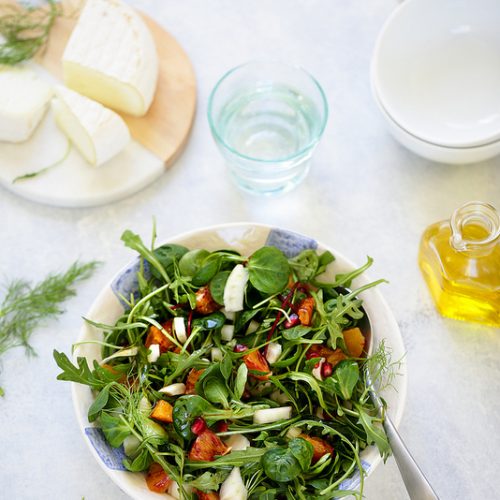 Salade de roquette, fenouil et orange recette italienne légère