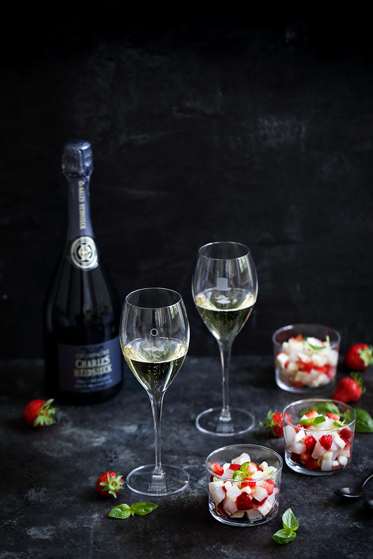 coffret champagne Charles Heidsieck tartare cabillaud recette