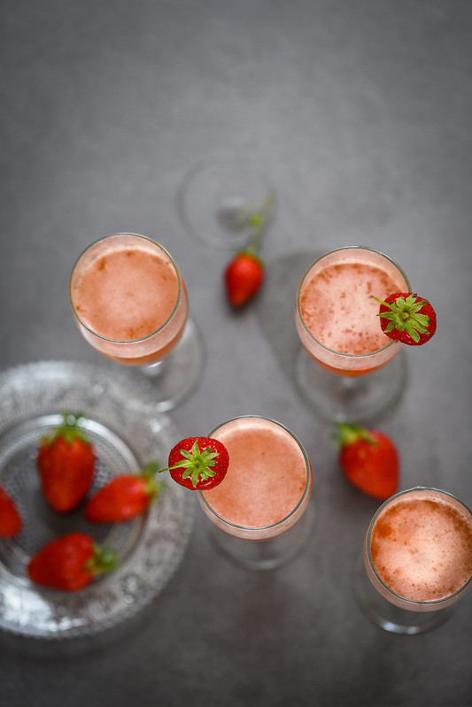 Cocktail Rossini fraises