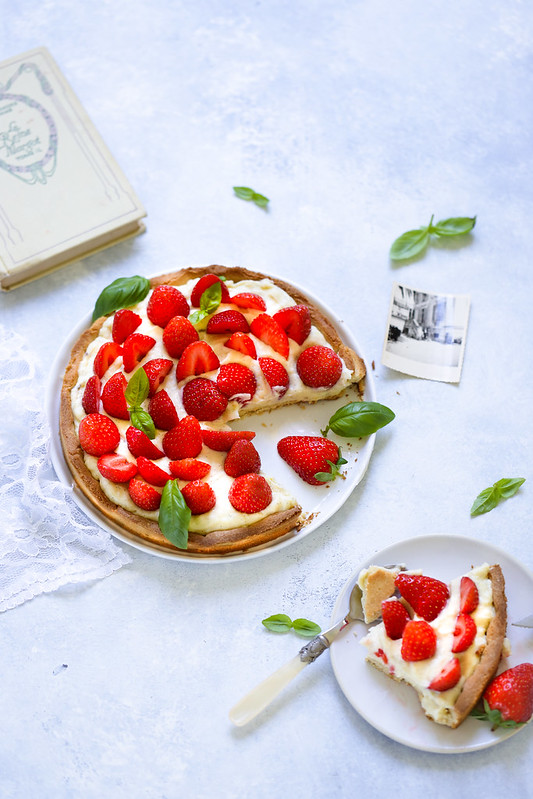 tarte fraises crème pâtissière recette