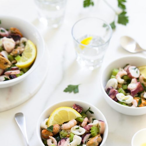 Salade Aux Fruits De Mer Recette Italienne Un Dejeuner De Soleil