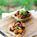 caponata sicilienne bruschetta