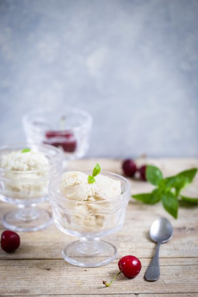 Glace à la cardamome (sans oeufs)