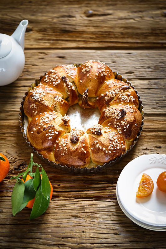 Brioche couronne fleur vidéo