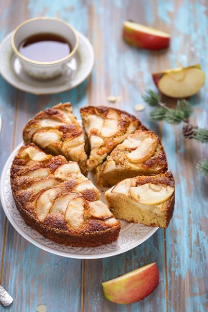 Gâteau moelleux aux pommes