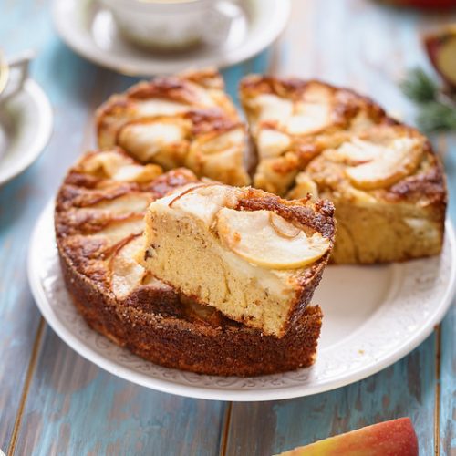 Gâteau moelleux pommes