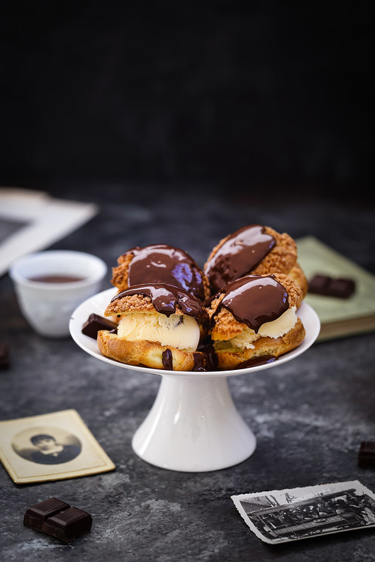 Profiteroles maison au chocolat - Recette dessert - Un déjeuner de soleil