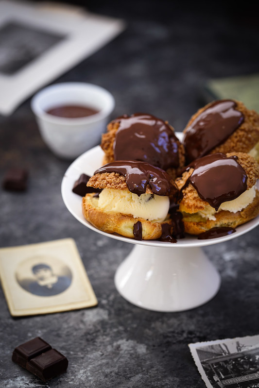 Profiteroles maison au chocolat - Recette dessert - Un déjeuner de soleil