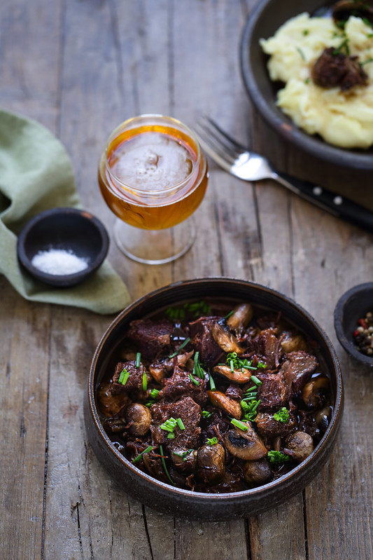 Joue boeuf bière