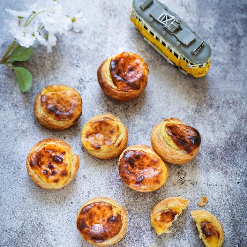 Petits flans portugais pasteis nata