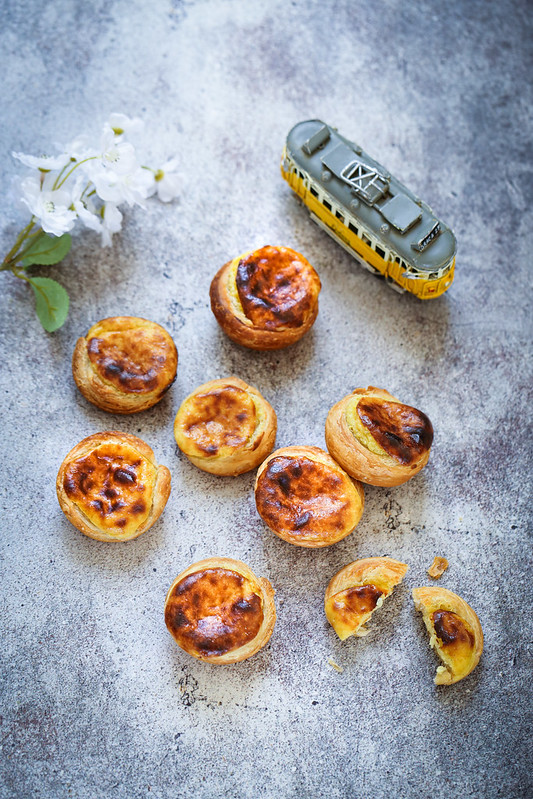 Petits flans portugais pasteis nata