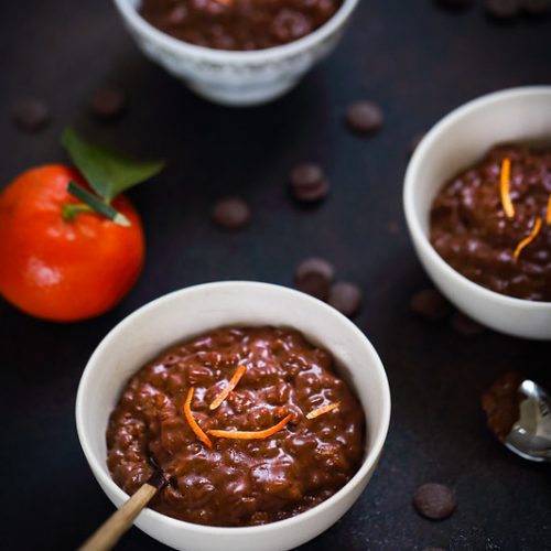 Riz au lait au chocolat facile