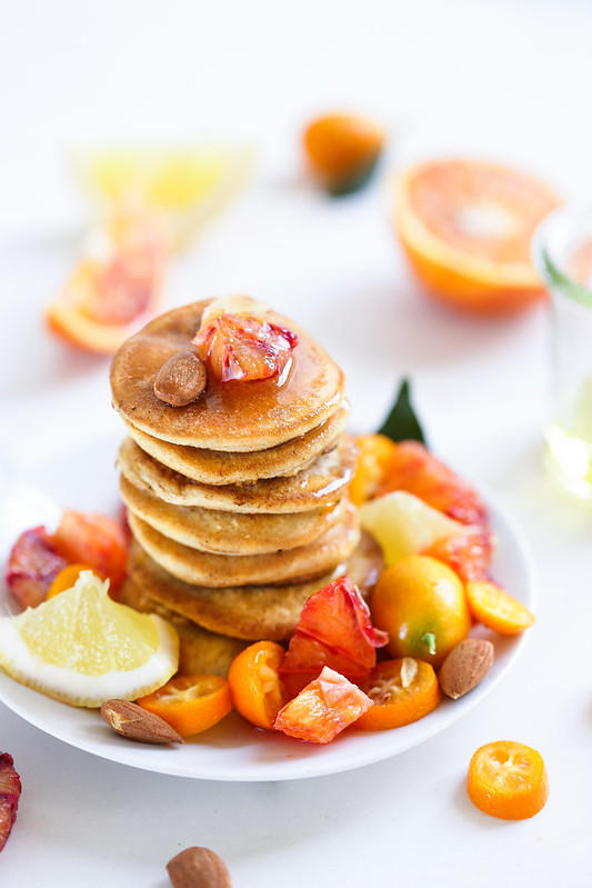 Pancakes moelleux amandes