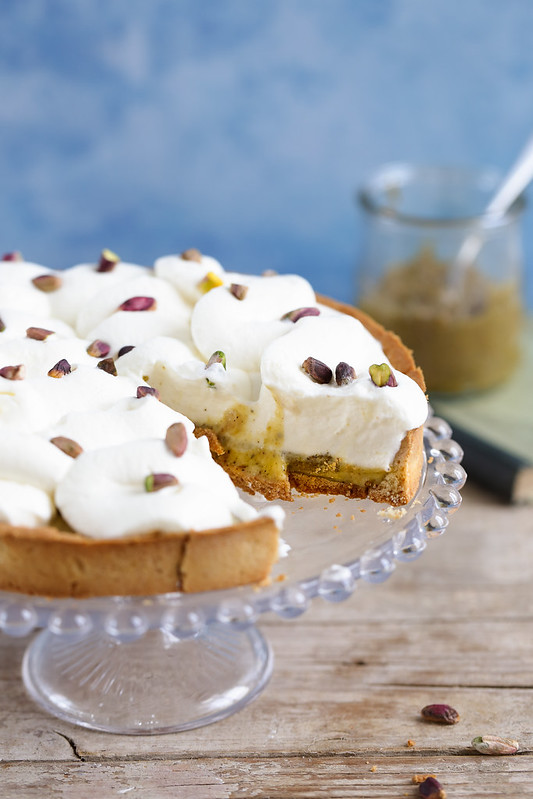 Tarte pistache chocolat blanc recette