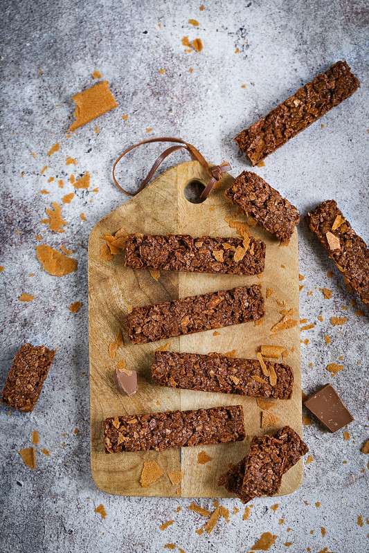 Barres saveur chocolat croustillantes - Barres - Diétiplaisirs