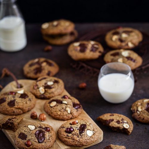 Cookies chocolat noisettes recette facile