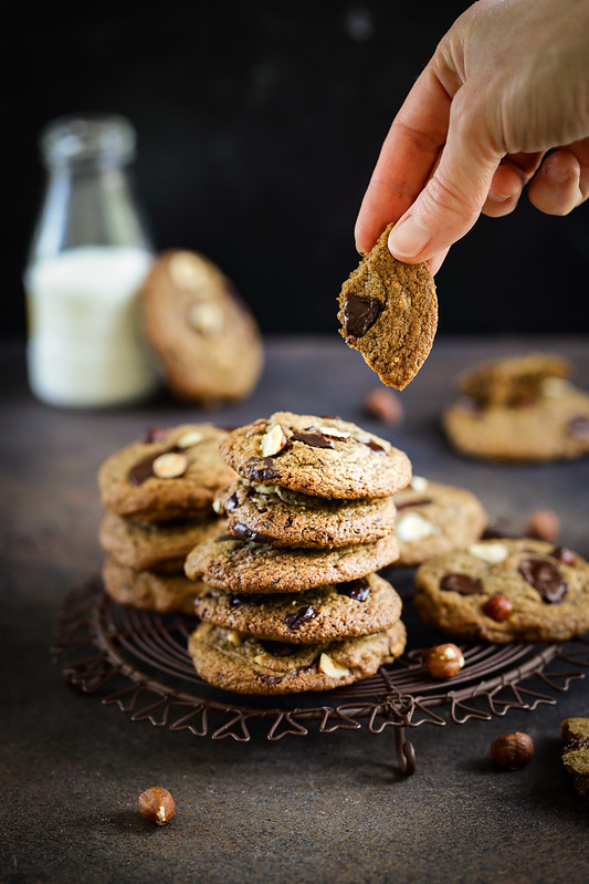 Cookies chocolat noisettes parfaits