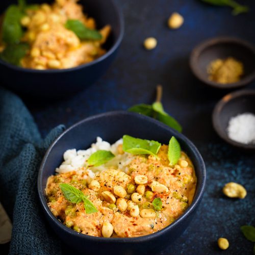 Chou-fleur curry comme butterchicken