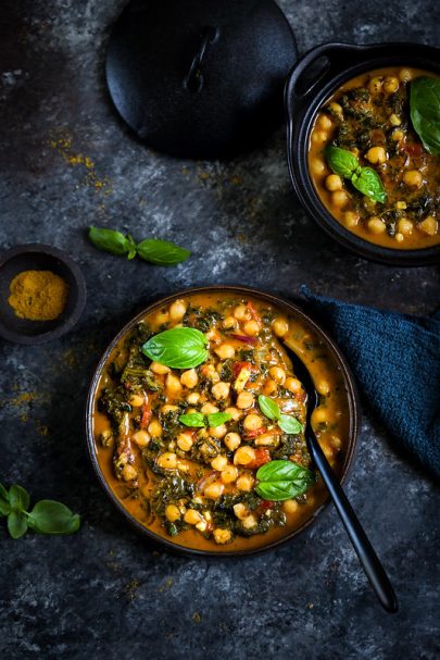 Curry végétarien aux pois chiches