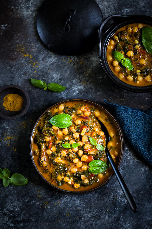 Curry végétarien pois chiches