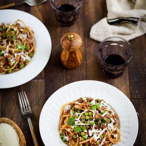 Pâtes bolognaise rapide facile