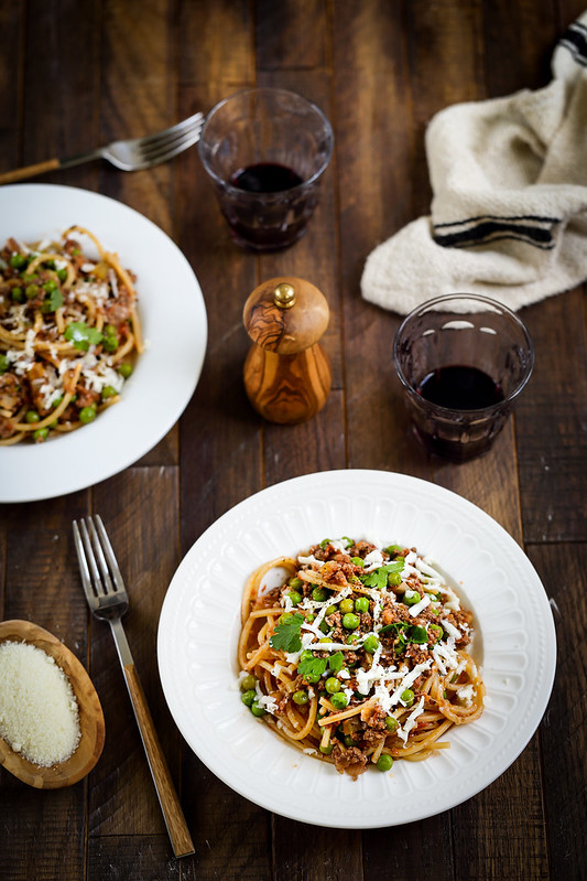 Pâtes bolognaise rapide facile